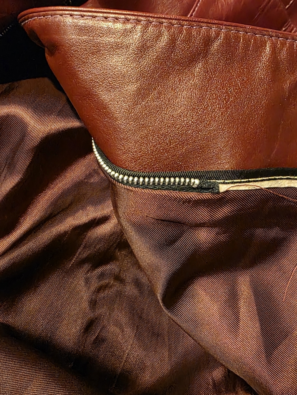 Stunning Leather Coat Trench Size Small - Picture 13 of 15